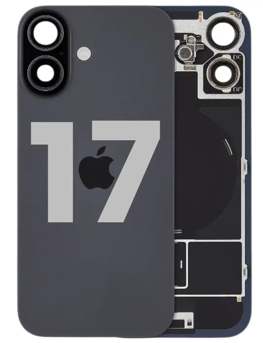 TAPA IPHONE 17 NEGRA