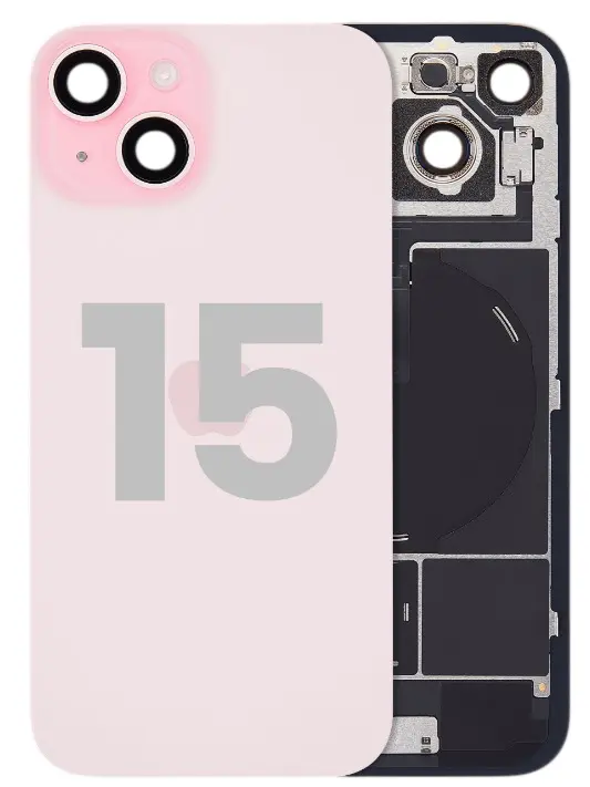 TAPA IPHONE 15 ROSADA