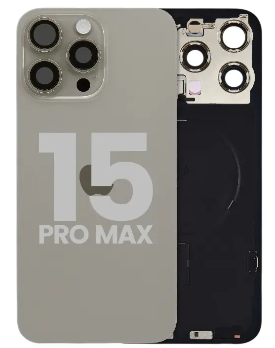 TAPA IPHONE 15 PRO MAX GRIS
