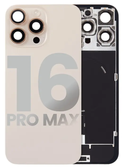 TAPA IPHONE 16 PRO MAX DORADA