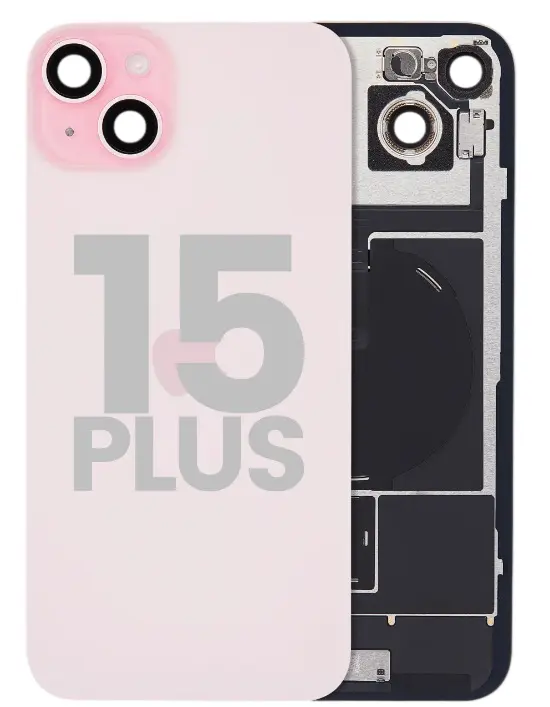 TAPA IPHONE 15 PLUS ROSADA