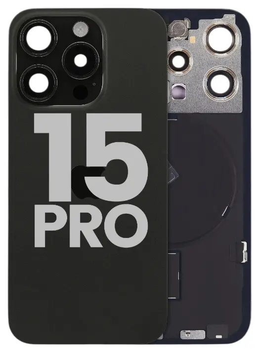 TAPA IPHONE 15 PRO NEGRA