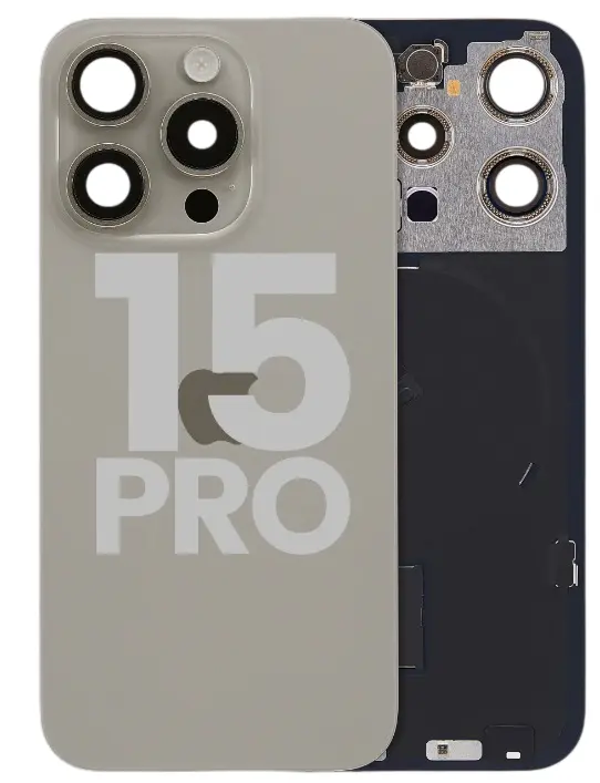 TAPA IPHONE 15 PRO GRIS